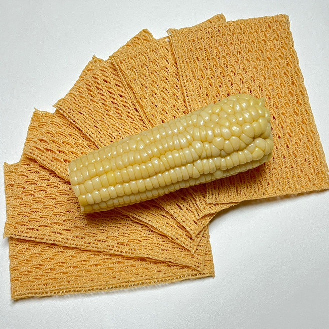 오아트 옥수수 천연 수세미 국산 제로웨이스트, 1세트, 6개