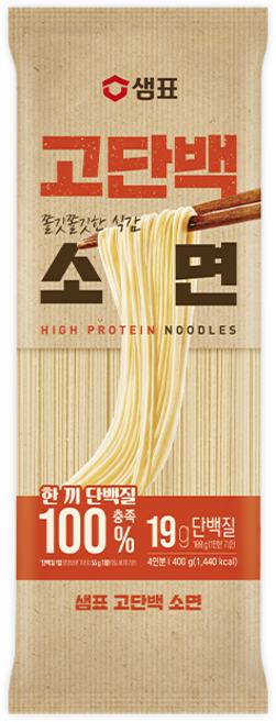 샘표 고단백 소면, 400g, 1개