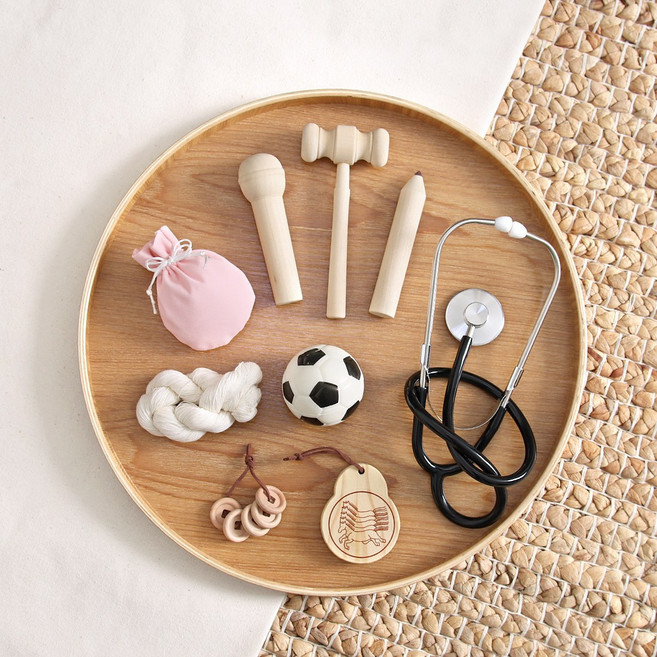 감성돌잡이용품 산7종 산8종 산9종 판매 돌잡이 전통, 감성돌잡이(산)9종+트레이(반원), 1세트