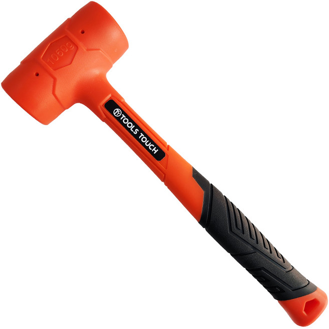 툴스터치 일체형 방진동 고무망치 1050g, 1개