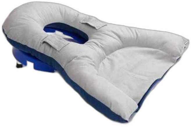 눈보호 베개 얼굴베게 엎드려자는 그레이 구멍뚤린, 항균 플래그십 / 짧은 단면/핑크