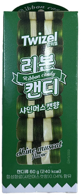 리본캔디 샤인머스캣향, 60g, 4개