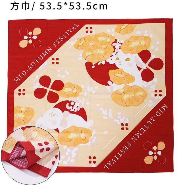 디저트 선물 포장 보자기 도시락 상자 티라미수 파블로바, 스카프 K