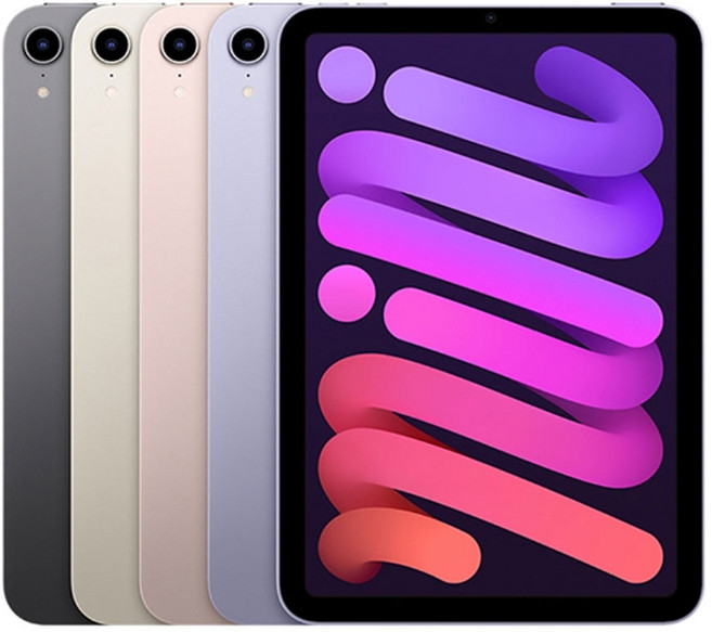 애플 아이패드 미니 6세대 8.3형, 퍼플, 64GB, Wi-Fi+Cellular