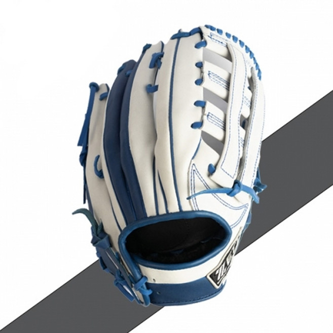 제트 실버오더 시리즈 외야 야구글러브 12.75인치 쌍십자웹 화이트/블루 BPGK-26427, 1개