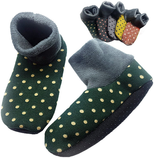 양말나라 [5족세트]크로바요술버선 폴카도트 /겨울보온양말