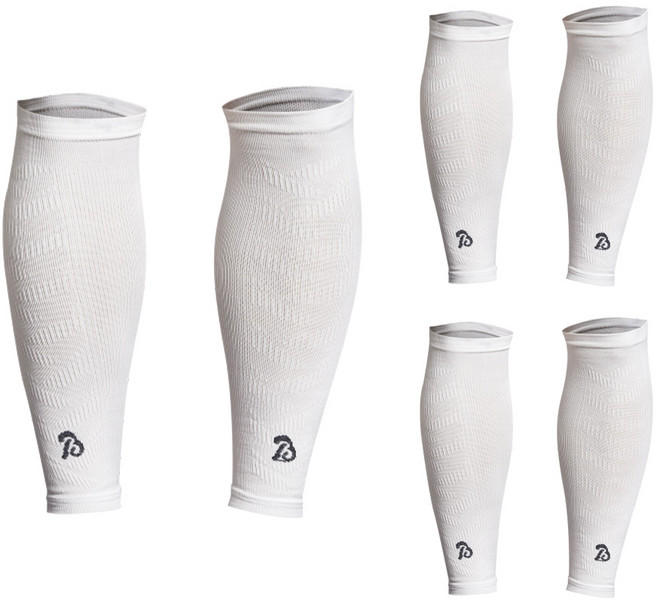 브로니스 롱타입 축구 튜브 삭스 신가드 스타킹 양말, 화이트, 1세트