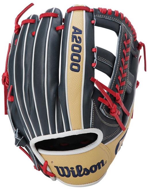 윌슨 2024 코리아 내야 글러브 A2000-241785 (남+베이지) 11.75인치, 1개, 남+베이지