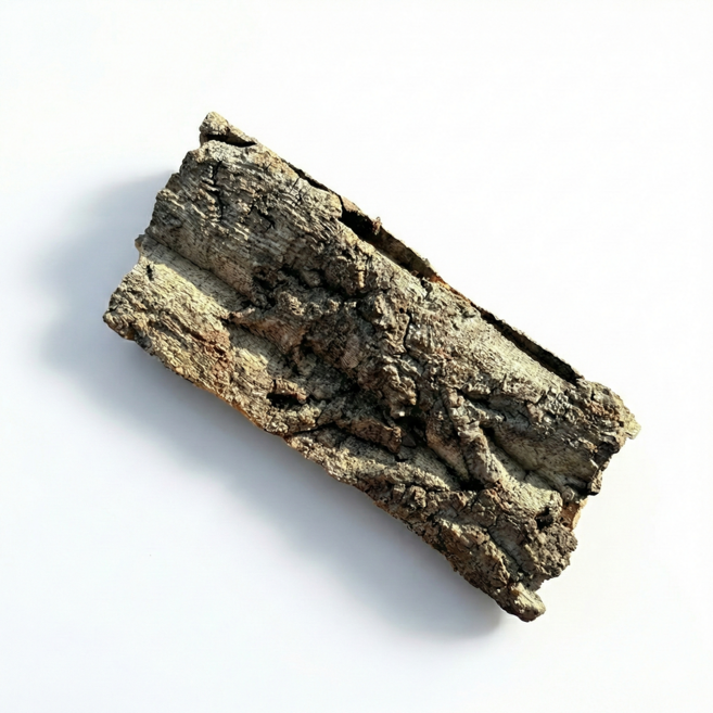 코르크보드 굴피껍질 다양한 사이즈, 20cm, 1개, 갈색