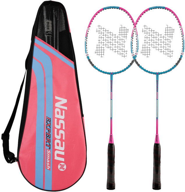 낫소 배드민턴 라켓 엑스퍼트 스매쉬 고급형 학교수업 공원 나들이