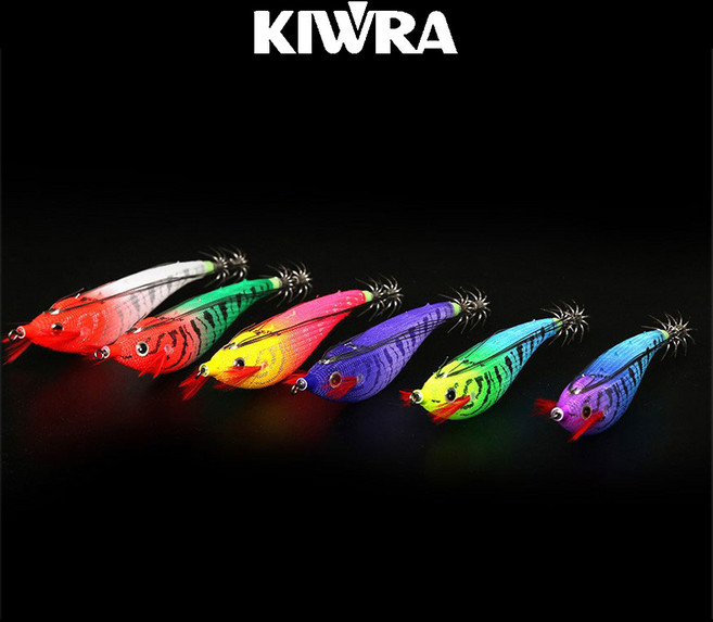 키우라 아이비에기V3 삼봉에기 야광버젼 6마리 풀세트 한치에기 갑오징어에기, 1세트, 200g, 6종풀세트