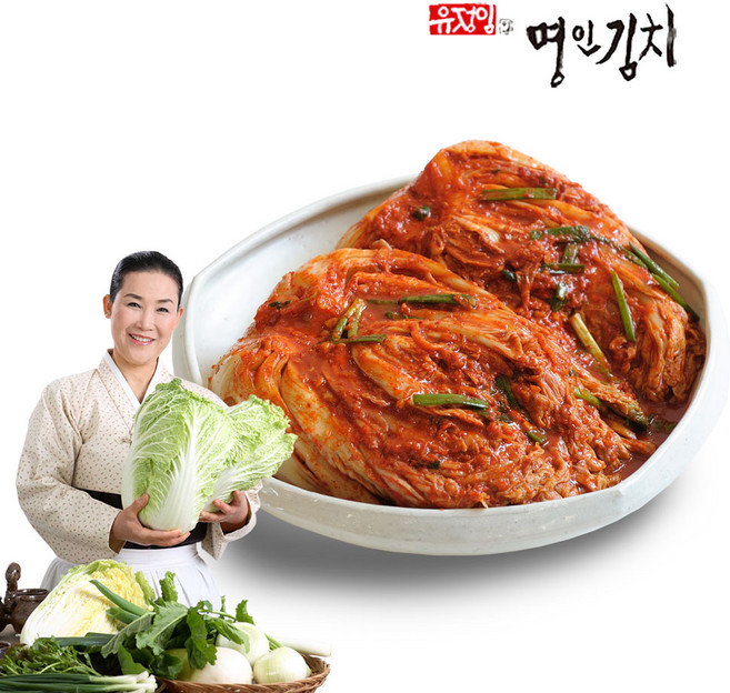 [식품명인 유정임] 전라도 포기김치 3kg/5kg/10kg 골라담기, 1개, 3kg