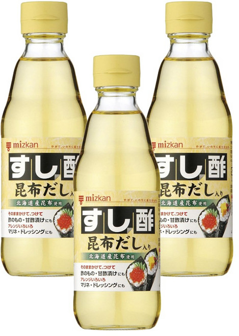 mizkan 味滋康 昆布壽司醋, 3個, 360ml