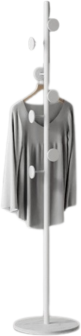 리비움 스틸 스탠드 옷걸이 행거, 화이트