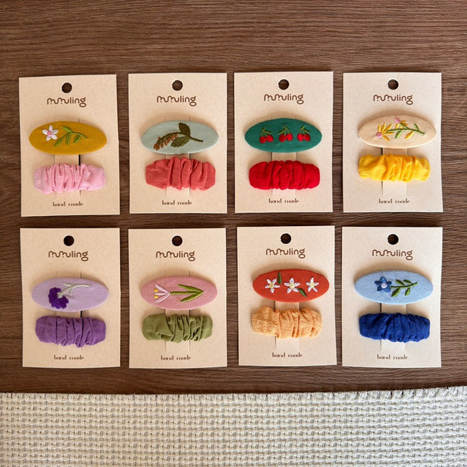 블링모어 플라워 똑딱핀 세트 12종 세트