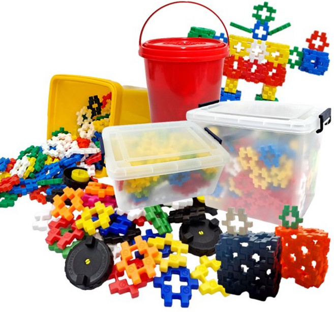 퍼니소피 NEW 와플 꼬마 사각 블럭 176p (바퀴 8p) 비비드 파스텔 고급 보관함, 파스텔컬러 158p(바퀴8p포함), 1개