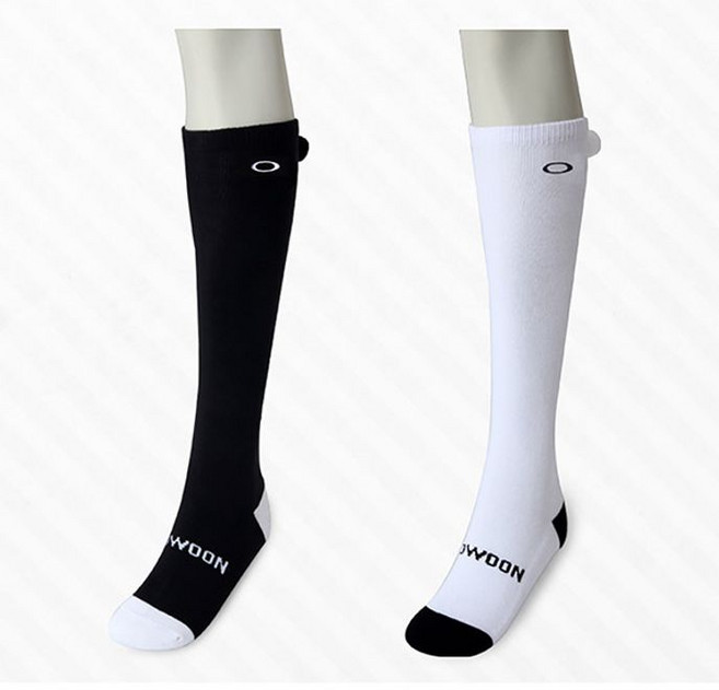 RHFVM봉봉 골프니삭스 스포츠 양말 스타킹 발바닥 도톰fsh, 영킴스샵 블랙, 1개