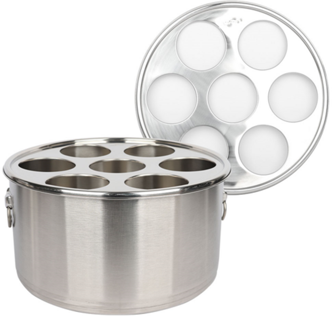 해면기 국수 냄비 업소용 면삶는냄비 스텐 소도와 aa 3구 세트, 7구세트 (소도와 해면기 25호) 96L, 1개