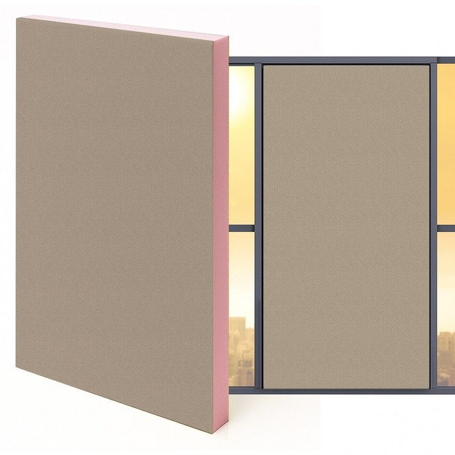 창문햇빛가리개 창문열차단 단열필름 백색스티로폼 유리창 단열재, 헤링본 브라운