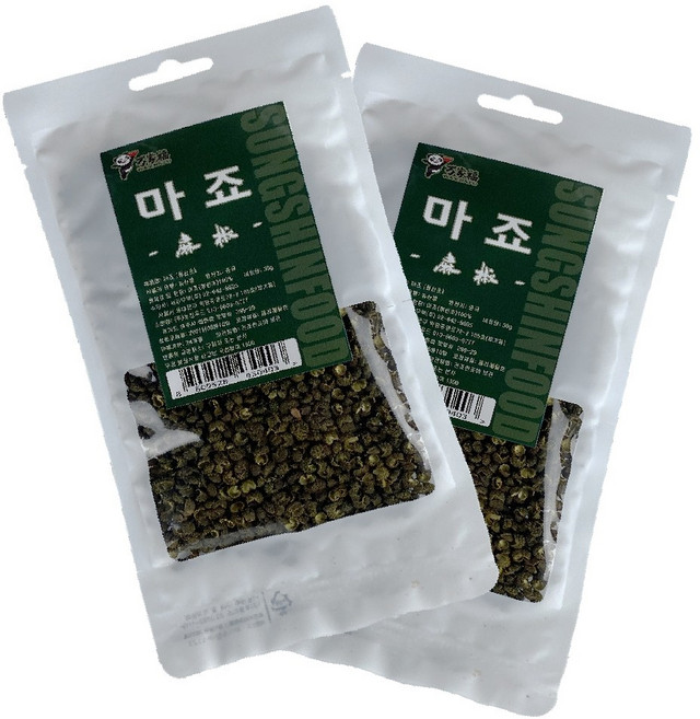 [성실푸드] 산초 청 마죠 30g 중국식품 산초열매 중국향신료 매운요리 마자오, 1개