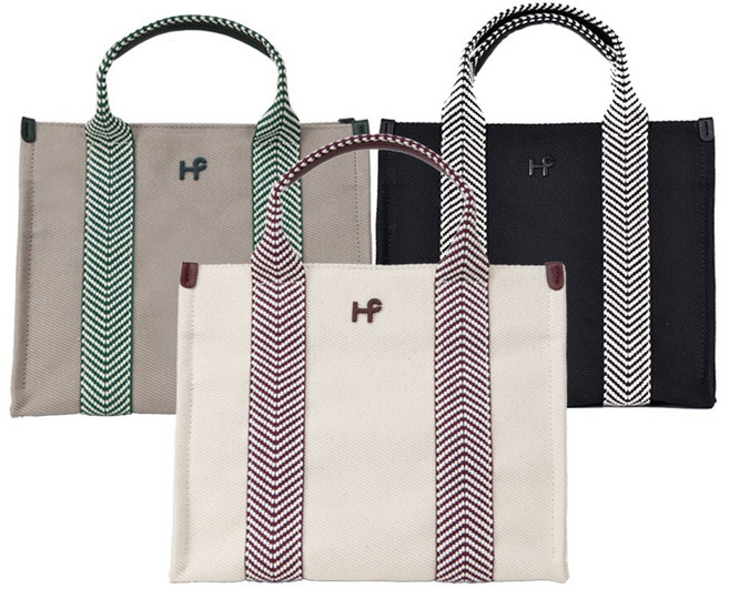 힐크릭 골프 토트백 어반 웨빙포인트 캔버스 크로스 데일리 여성 파우치, 와인, 1개