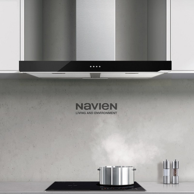경동나비엔 주방 레인지후드 버튼식 900용 침니형 주방후드 RGC150-09PAC, 고객직접설치