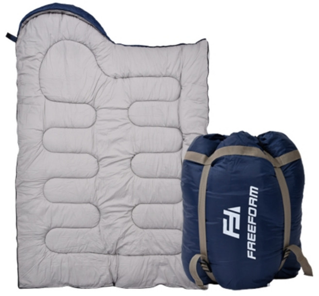 동계용 프리미엄 침낭 3000g 머미형 백패킹 차박 봄 여름 가을 겨울 사계절 이불 써머세븐홀 충전재 프리폼 침낭, 프리미엄침낭_다크네이비, 1개