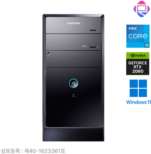 삼성 데스크탑 DB400T6A i5 램16G 256G RTX2060 정품 윈도우11 [리퍼코리아], WIN11 Pro, 256GB, 16GB, 블랙
