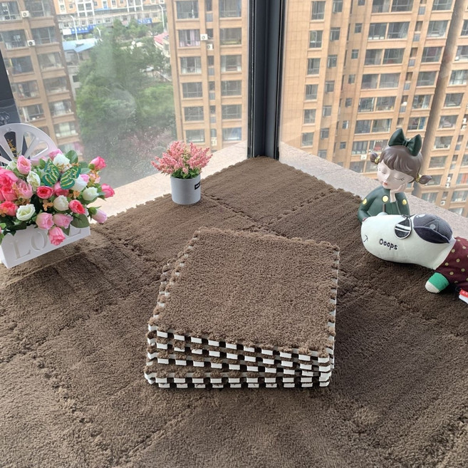 발코니 강아지 미끄럼방지 퍼즐 매트 놀이 카펫 30*30*0.6cm 얇은 두께(10매입), 30*30*1.0cm 두께감(15매입)