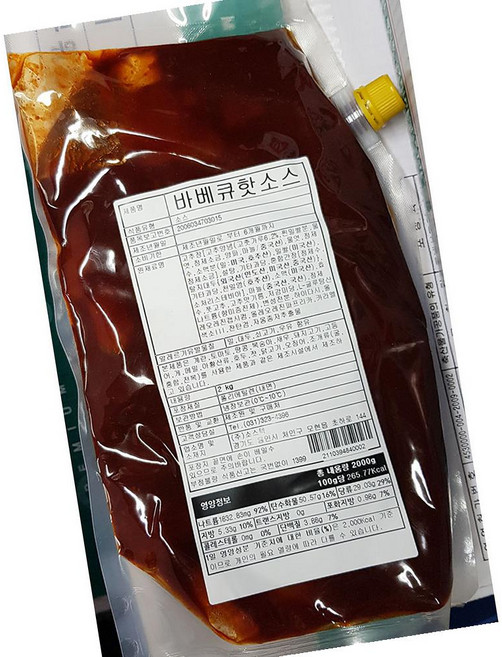 캐드FS 바베큐 핫소스 불닭 2kg 업소용 양념 매운맛, 1개