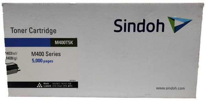 신도리코 M401 정품토너 검정 5000매 프린터 프린트 카트리지 대용량 리필 잉크젯 레이저 교체 복합기 호환
