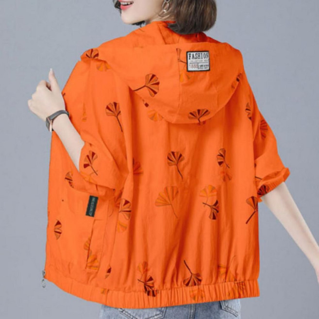 여성 여름 아노락 후드 바람막이 점퍼 자켓 asa+7087Sh