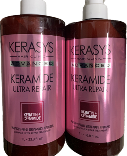 케라시스 케라마이드 극손상 울트라 리페어 트리트먼트, 1L, 2개