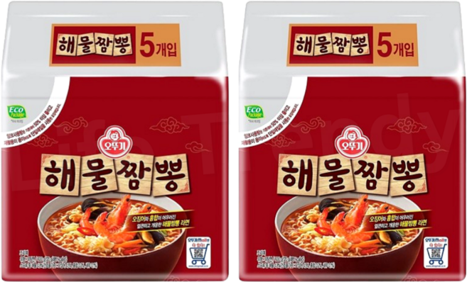 오뚜기 해물짬뽕 600g, 2팩