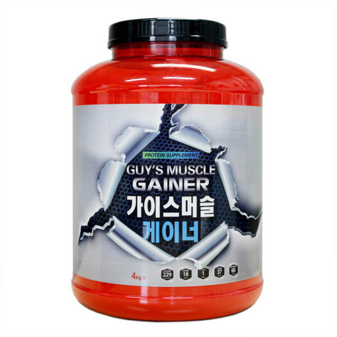 JM 가이스머슬게이너 초코맛 체중증가 단백질보충제, 1개, 4kg