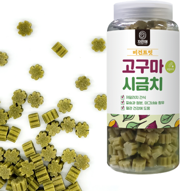 자연애 비건트릿 고구마 시금치 460g, 고구마+시금치, 1개