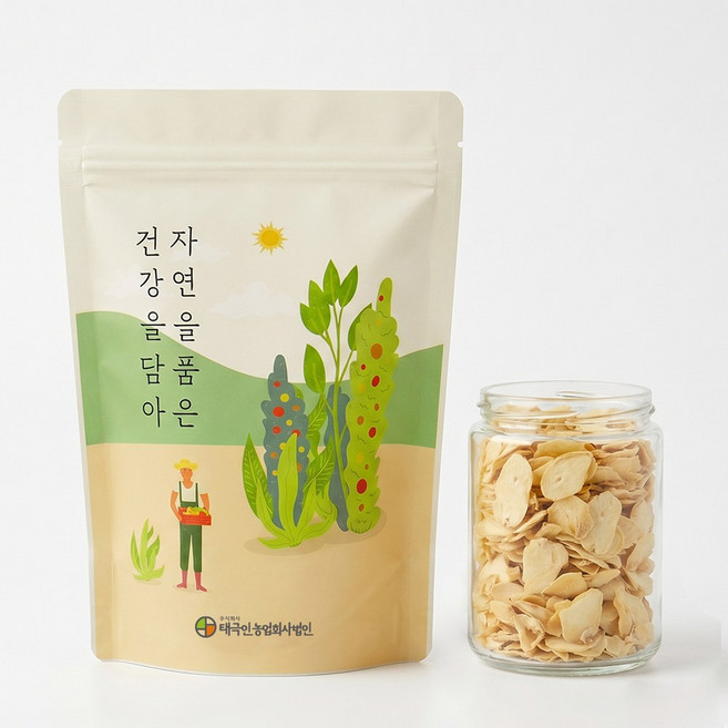 100% 깨끗한 건조 마늘 마늘칩 500g 건마늘 슬라이스 갈릭칩 토핑, 1개