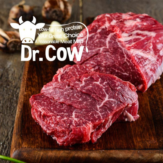 [닥터카우] 국내산 한우 거세 1+등급 안심 300g, 1개, 안심 (스테이크용) 300g