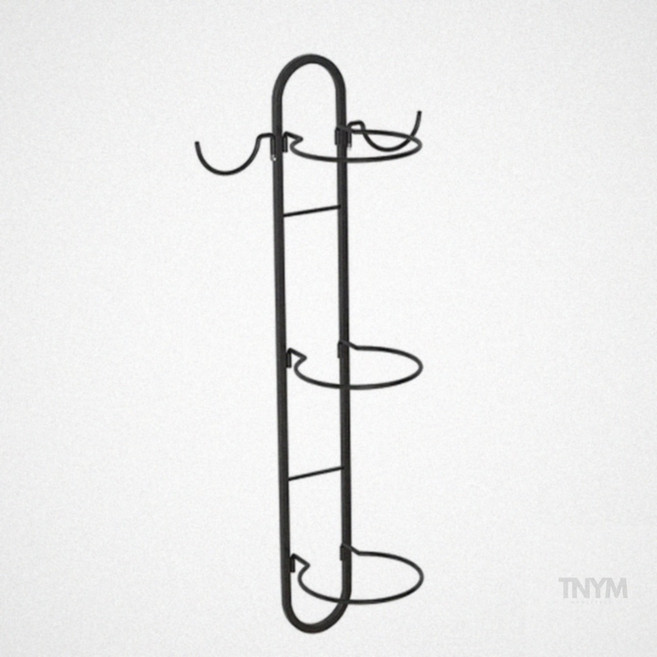 축구공받침대 벽부착 공거치대 3구, 1