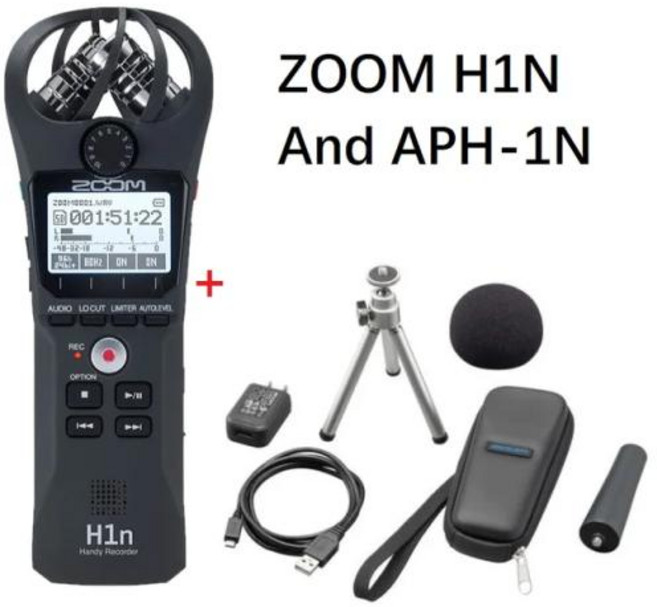 줌 H1N 핸디 레코더 디지털 카메라 오디오 레코더 인터뷰 녹음 스테레오 마이크 DSLR 용, 없음, 5) H1N and APH-1N