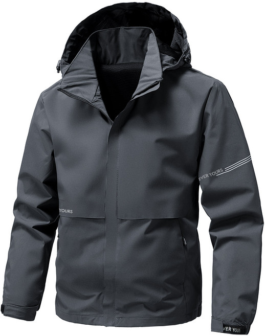 에버유어스 바람막이 남성 후드 탈부착 자켓 아웃도어 데일리 점퍼 등산복