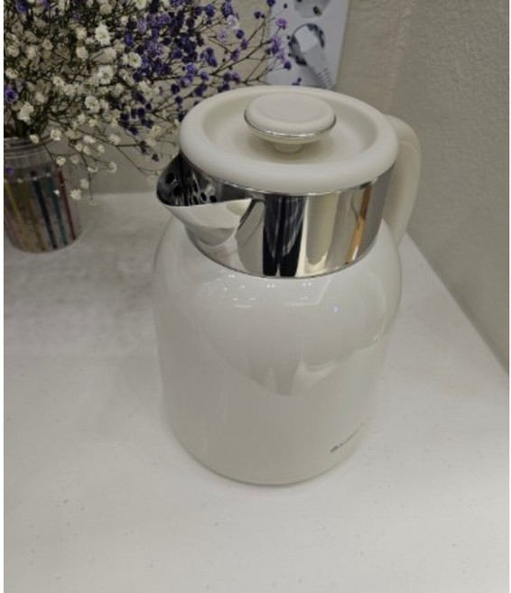 코슬리 D2515W 무선 전기주전자 스테인레스 1.5L 감성 디자인