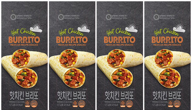 바이오마켓_남향 핫치킨브리또, 125g, 4개