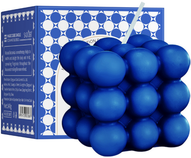 사도어 1+1 매직 큐브 캔들 향초 아로마 향기좋은 캔들, 2개, 140g, 해양