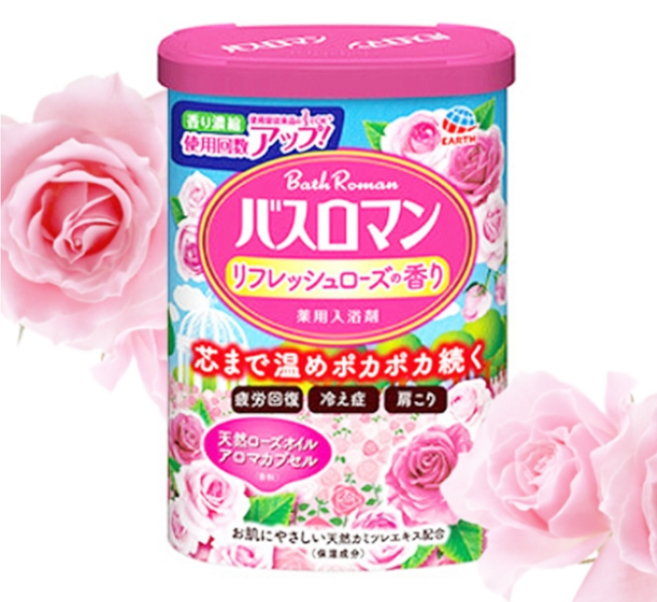[소분 판매] 장미 일본 바스라라 바스로망 입욕제, 100g, 1개