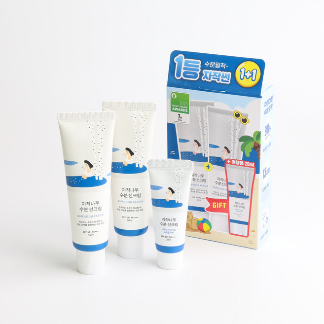 라운드랩 자작나무 수분 선크림 SPF50+ PA++++, 1개, 120ml
