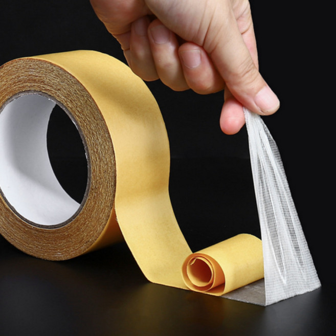 일상채움 방수 초강력 메쉬 양면 테이프 5cm 5M 액자 소품 카펫 명판 부착, 2개