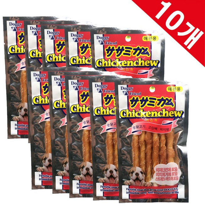 도기프렌드 츄스틱 70g, 10개