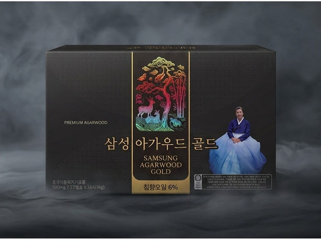 2026년 리뉴얼 삼성 아가우드 황실 골드 침향 오일, 3개, 30회분