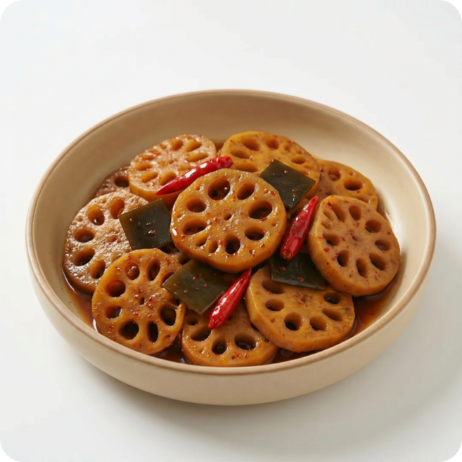 [국내산 연근 / 정성 졸임] 쫀득한 식감과 깊은 단짠의 조화 프리미엄 명품 연근조림 / 고소 아삭 쫄깃한 밑반찬 반찬, 3개, 250g